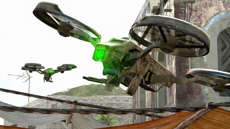 Illustration for article titled Explosive, Horse-Laden Screengrabs From Black Ops II's First Trailer